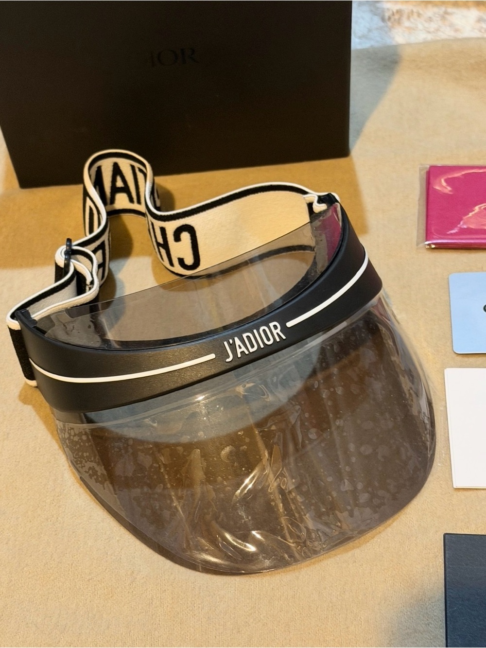 Christian Dior J’adore Club 1 UFP 50 sheild visor NWT Full Set